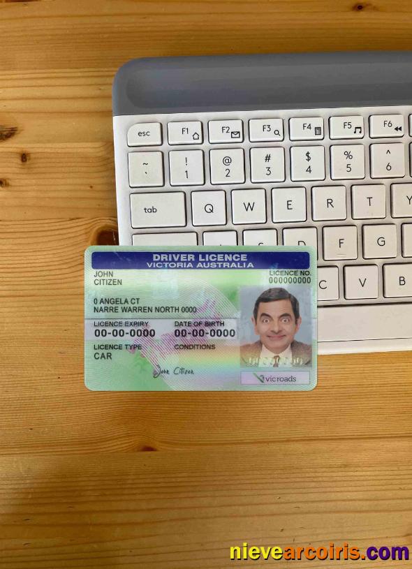 Australia Victoria state driving license (version 2) photolook